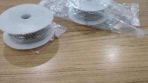 2-10m/roll Metal Ball/Bead Chain 1.2/1.5/2/2.4/3/4mm with Adjustable Pull Connector for DIY Keychain Jewelry Making Craft