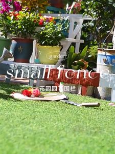 10Pcs Pagar Kebun Pagar Plastik Mini Pagar Jalan Pagar Taman Outdoor Plastik Minimalis