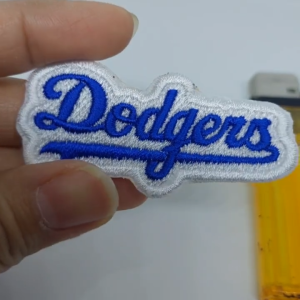 66BRN2 LA Los Angeles Dodgers logo patch emblem bordir iron on