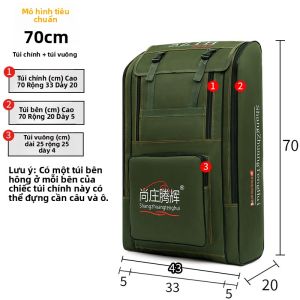 Túi Đựng Đồ Câu Cá Lớn Chống Nước Bền Đệm Dày Hai Vai Ghế Câu Cá Tay Cầm Câu Cá Dụng Cụ Câu Cá