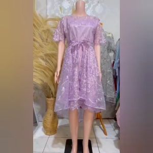Gaun Shina 3 Ukuran: Dress Natalan & Busana Wanita