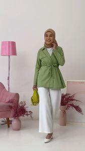 Penawaran Khusus Ramadhan: Atasan Cotton Gangnam Roli Blouse Wanita