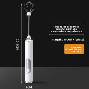DEMING | Electric Milk Frother Handheld Mini
