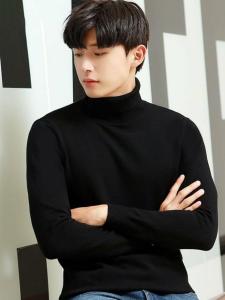 JIFANPAUL | Warm Knitted Sweater Mens Turtleneck