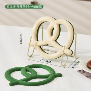 Newly Bought Silicone Dining Mat Creative Irregular Shape Heat Resistant Anti-Scalding Mat Friends Purchase Restaurant Use