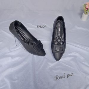Sepatu Flats Berlin Famor Sepatu Flats Wanita Dewasa Terbaru Acesori Sol Karet Anti Slip Corean