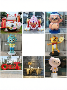 MOLORE | Fiberglass Sculpture Large 3D Cartoon Figure