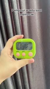 Digital Kitchen Timer Alarm Dapur Masak Clock Stopwatch Jam Digital