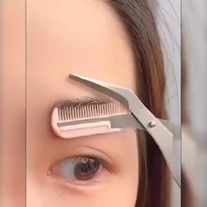 Mini Brow Class Cutting Scissors with Eyebrow Comb
