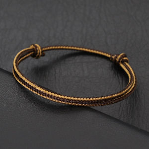 Grade A Weaven String Bracelet For Men 3mm Thin Rope Outdoor Sports Casual Braslet Perfect Gift For Him Accesorios Hombre Joias