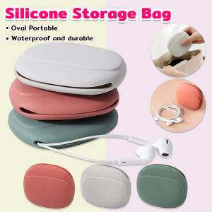 Suomi Portable Cellphone Earphone Cable Storage Bag Silicone Organizing Bag