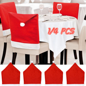 Chair Cover Christmas Decoration for Home Table Dinner Chair Back Non-woven Soft Decor New Year Party Supplies Xmas Navidad