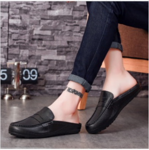 Affordable Korean Style Mens Bean Shoes Summer 2024 New Model Versatile Youth Trendy Flat Heel Outdoor Casual Shoes