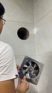 Quạt Thông Gió  💎Dây Đồng 100% Sắt Dày💎 Quạt Hút Mùi Nhà Vệ Sinh  Bếp ....Cánh Và Vỏ Sắt