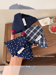 Korean Retro Plaid Hair Clips Womens New 2025 Back of Head Bun Hair Grips High Quality Shark Hair Clips Hair Accessories