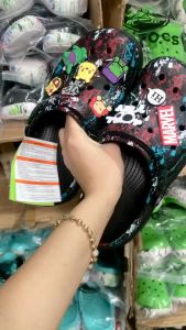 Giày Dép Cross Vảy Sơn Quai Ngang SAO DEM Tặng 12 Sticker Giày Bít đầu Đế Đôn Chiều Cao Răng Cưa Chống TRơn Đi Ngoài Trời Phong Cách Năng Động