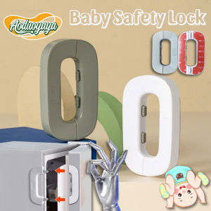 Aoduoyaya Child Safety Lock Multifunction Home Refrigerator Lock Protector Plastic ABS Cabinet Lock Peti Sejuk