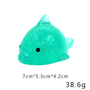 Big Spongy Glitter Mochi Squishy Fidget Sensory Toys Kawaii Animal Stress Ball Powder Fun Soft Antistress Squeeze Children Toys