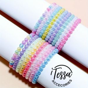 Gelang Giok Butir 12pcs /Gelang Manik Manik Mutiara/Gelang Dewasa