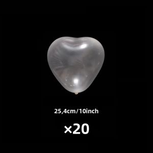 20 Chiếc Bóng Bay Cao Su Trong Suốt Hình Trái Tim Cho Ngày Lễ Tình Nhân Sinh Nhật Đám Cưới Ngày Kỷ Niệm-Các Loại Màu Sắc Trang Trí Tiệc