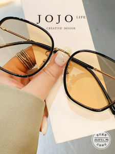 Ultra-Light Large Frame Glasses for Women Near-Sighted JOJOs L. PD.weak. Optical Frame Female Fashionable Metal Rectangle