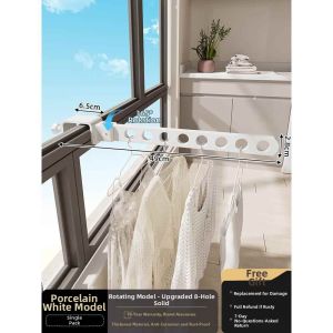 Window Security Balcony Drying Rack Clothes Hanging Device