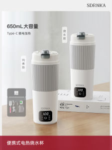 Portable Electric Water Heater Cup Multifunctional Slow Cooker Constant Temperature Insulated Travel Small Type C Hot Water Cup