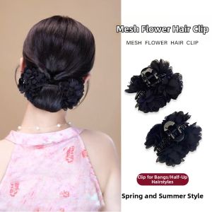Rose Flower Clip Barrette Hair Clip