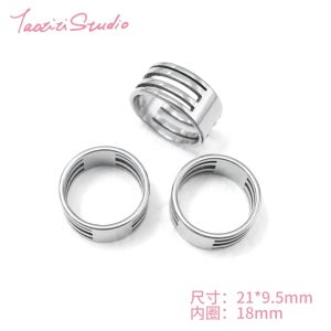 Stainless Steel Beads Loose Beads Spacer DIY Jewelry Accessories Open Ring Lobster Clasp Bracelet Necklace Handmade Materials