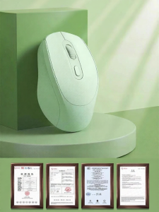 Phụ Kiện Máy Tính Không Dây Macaron Mice Office Không Có Tiếng Ồn Sạc Được Tương Thích Với Máy Tính Xách Tay Dell HP Lenovo Asus