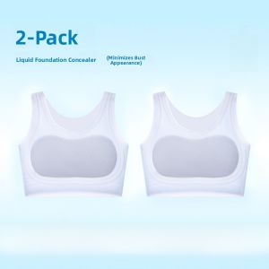 MiiOW | Cat Lady Skin Color Vest Women Summer Invisible Big Boobs Look Small Strapless Backless Top Nylon Spandex Blend Casual Wear