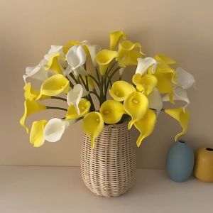 Bó 6 Cành Hoa Rum Trắng Mềm Mại Siêu Đẹp Làm Hoa Cưới Trang Trí Tiệc Cưới Hoa Giả Đẹp Decor Sự Kiện Nhà Hàng