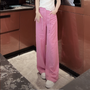 Shalldoer | ชุดสองชิ้นแฟชั่นสำหรับผู้หญิงในช่วงฤดูร้อนปี 2025 ดีไซน์ใหม่ เสื้อยืดแขนสั้นคอกลมแบบกลวง เสื้อเชิ้ตผ้าฝ้ายทรงหลวมเอวสูง กางเกงขายาวลำลอง