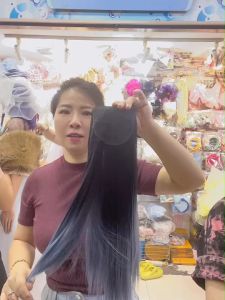 หางม้าผูก 2Tone สีๆ/ไล่สี - วิกผมหางม้าผูก 2Tone สีๆ/ไล่สี - วิกไล่สี หางม้าผูกสีๆ วิกหางม้าไล่สี - สีผมเหมือนจริงมากๆ - ส่งในไทย