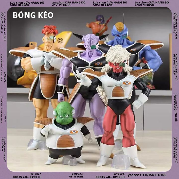 Bộ Nhân Vật Anime Dragon Ball Z Ginyu Force - Tượng PVC Mô Hình Sưu Tập Của Guldo Burter Jeice Recoom - Trang Trí Phòng Đồ Chơi Quà Tặng Cho Người Hâm Mộ