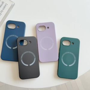 For Magsafe Magnetic Wireless Charge Soft Case for Google Pixel 10A 10 9 Pro XL 9A 8 7 6 Pro 5 8A 7A Liquid Silicone Matte Cover