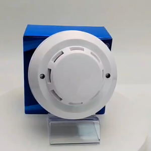 Mocha Fire Alarm 2or4 Wire DC24V Network Photoelectric Smoke Detector For Fire Alarm System With Current Output