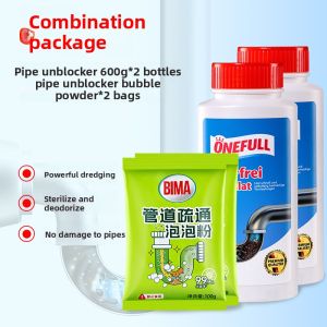 Dissolve Oil Clogs Strong Toilet Drain Cleaner