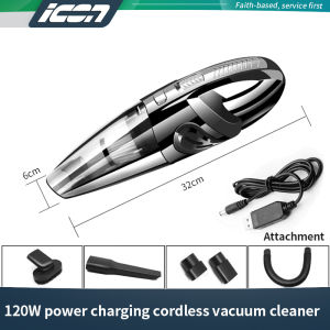 ICON dust collector for car Handheld vacuum cleaner Powerful car wireless large suction household small vacuum cleaner charging