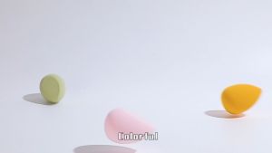 4 Pc Wet Dry Foundation Beauty Blender Sponge Set | Makeup Powder Puff Applicator