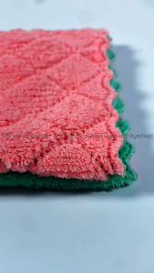 4PCS Kain Lap Anti Minyak Microfiber Serbaguna Kain Lap Piring Lap Meja