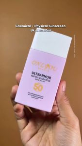 ONLYOU Ultrarmor Water Sunscreen spf 50 SPF50 PA++++  Wajah  glowing Ori Sunscreen Waterproof Mencerahkan Kulit BPOM 40ML (COD)