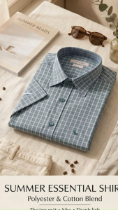 Áo sơ mi tay ngắn Việt Tiến (M-XL)