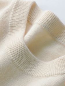 Woolen Sweater Mens round Neck Sweater Fall and Winter New Arrival Thick Loose Pullover Cashmere Sweater Men V-neck Base Knitwear