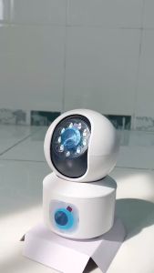 Camera trong nhà  iCSee XM-Q3  2 mắt xem 2 hướng khác nhau - đêm full màu HD - đàm thoại 2 chiều