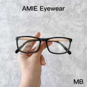 Gọng kính cận nam AMIE Eyewear gọng vuông chất liệu kim loại nhựa kiểu dáng đơn giản MB001