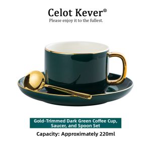 Elegant Luxury Antique Coffee Cup Set
