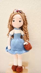 BÚP BÊ LEN MÙA HÈ - DOLL WOOL BÚP BÊ BẰNG LEN - TRANG TRÍ - QUÀ TẶNG - VALENTIN - WEDDING