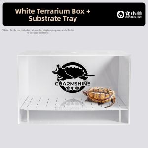 CHONGXIAOSHUAI | Turtle Breeding Isolation Box Filter Plate Escape Prevention Small Turtle Tank