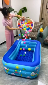 bể bơi 1m 2 1m3 1m5 2 tầng dầy dặn cực thích